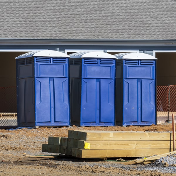 are there different sizes of porta potties available for rent in Kirksey